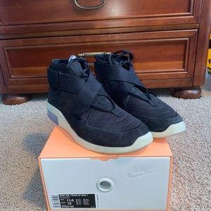 Nike Air/Fear of God Raid 1 - Black/Black - Fossil